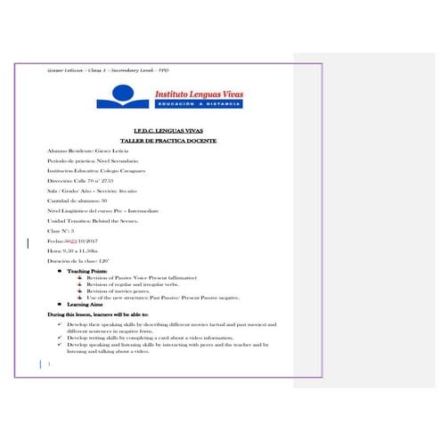 Class 3   secondary level - gieser leticia - tpd - corrected