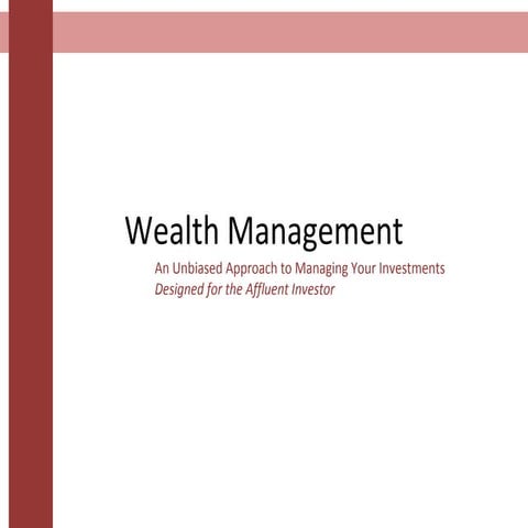 Wealth Management - Week 3