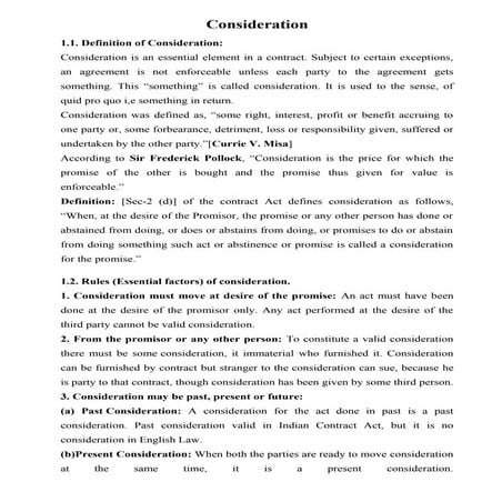 Consideration | PPTX