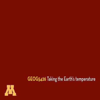 Class 4, Global temperature