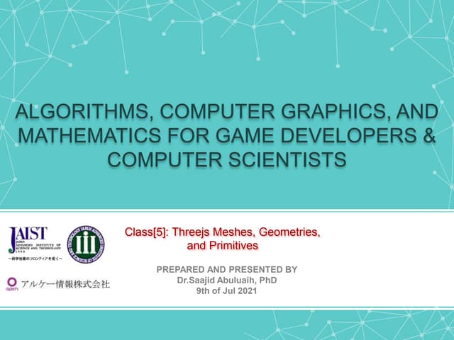 Class[5][9th jul] [three js-meshes_geometries_and_primitives]