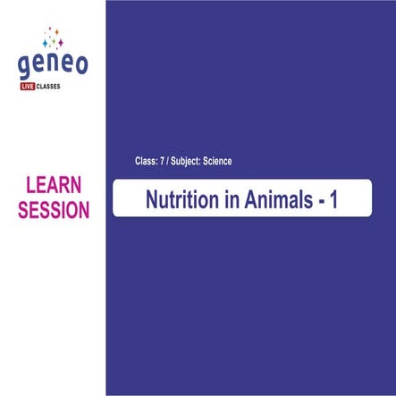 Nutrition in animals Class 7 Ch 2, Pt 1.pptx