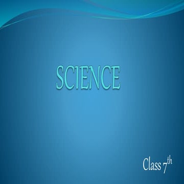 Class 7 science chapter 16 water