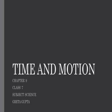 class7 time motion chapter 8 science ppt.pptx