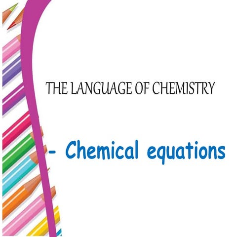Class8 v4 chem-the language of chemistry | PPTX