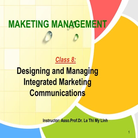 Class 8 marketing communication mkt mana