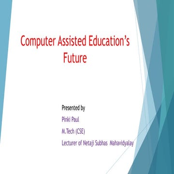 Computer assisted learning | PPTX