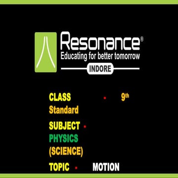 Physics Class 9 MOTION Topic for Students.pptx