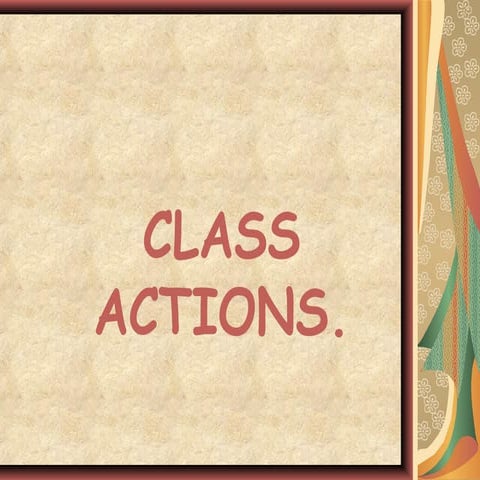 CLASS ACTIONS, CLOSING ARGUMENTS AND MEMOS. | PPT