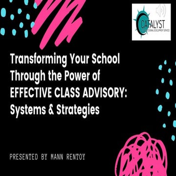 EFFECTIVE CLASS ADVISORY (May 28)