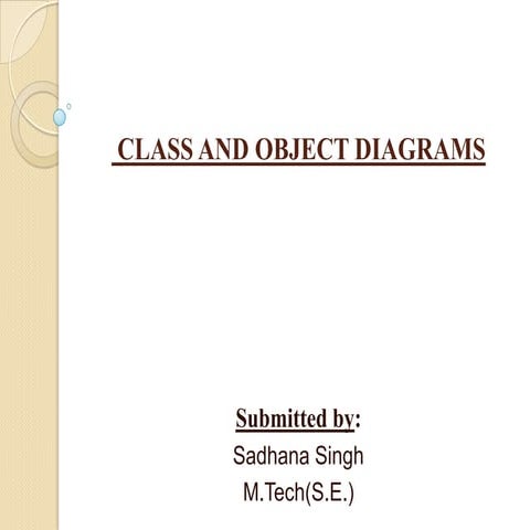 Class and object_diagram | PPTX | Databases | Computer Software and ...