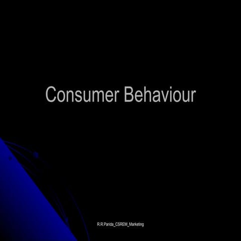 Consumer Behavior | PPT