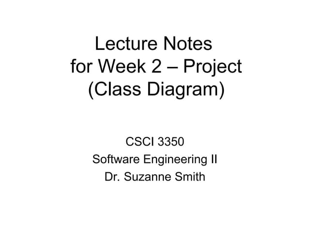 ClassDiagram powerpoint presentation.ppt