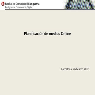 Planificación de Medios Digitales 2