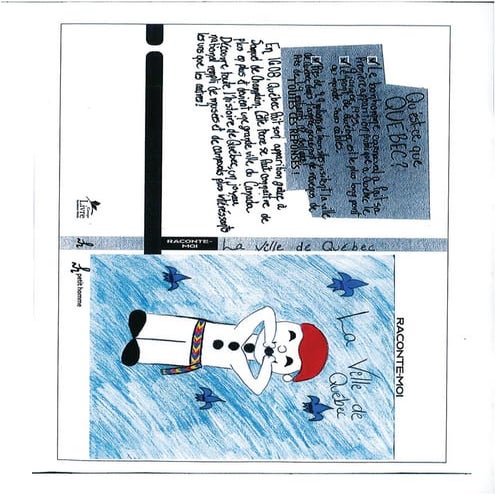 Classe gagnante du grand concours d'écriture, categorie Raconte-moi un moment ou institution marquante du quebec 