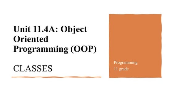 Class and Objects in Java | PDF