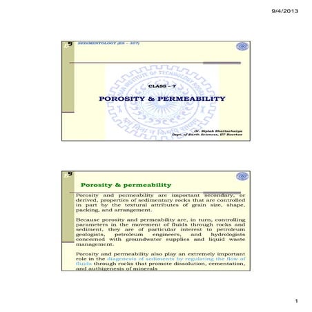 Class glt 7   porosity, permeability [compatibility mode]