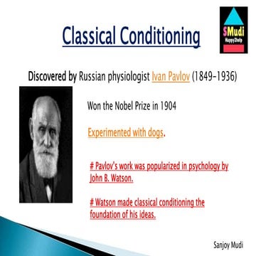 Classical conditioning