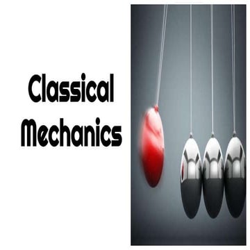 Classical mechanics