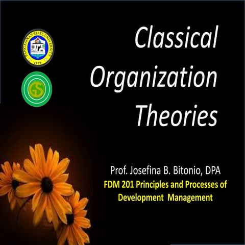 Classical Organizational Theory