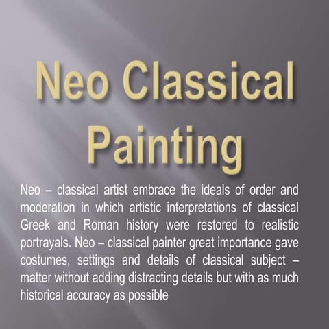 Classical painting