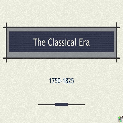 Classical Period 