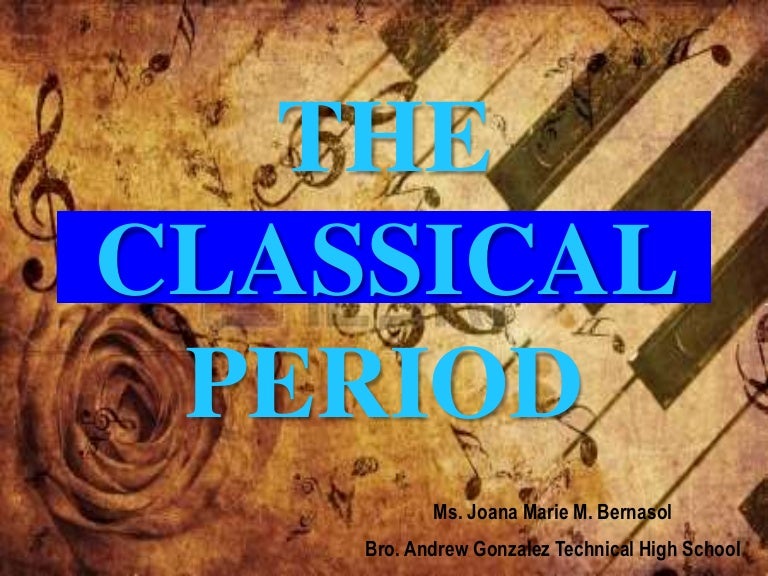 Classical period music