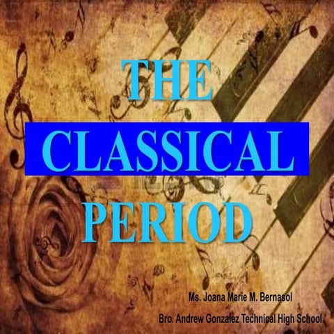 Classical period music