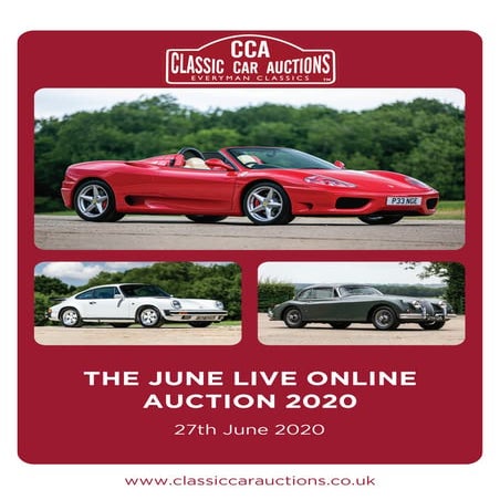 Classic Car Auctions The June Live Online Auction 2020 27th June 2020 | PDF