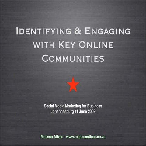 Social Media Marketing for Business 11 June09