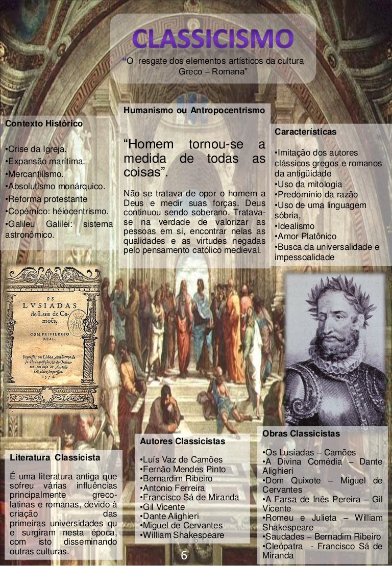 Considerando O Classicismo Em Portugal Assinale A Alternativa Correta