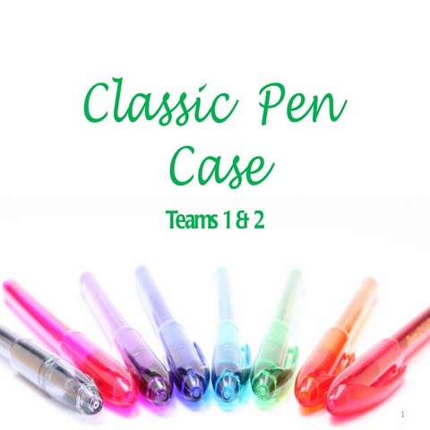 Classic Pen Case Presentation