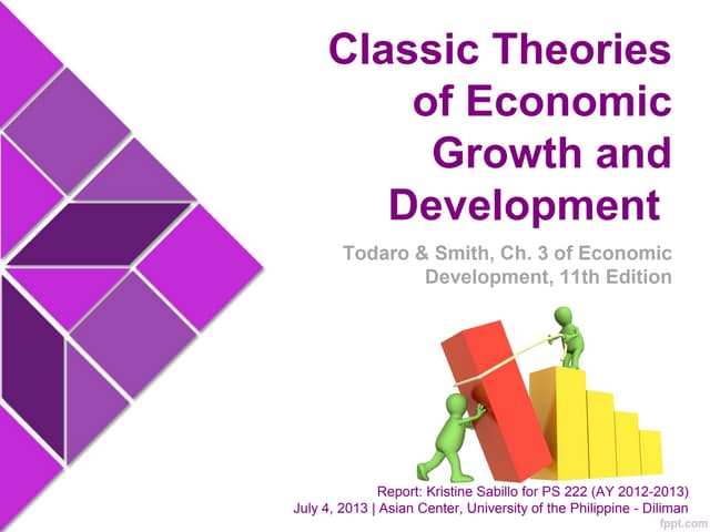 Classic Theories of Economic Growth