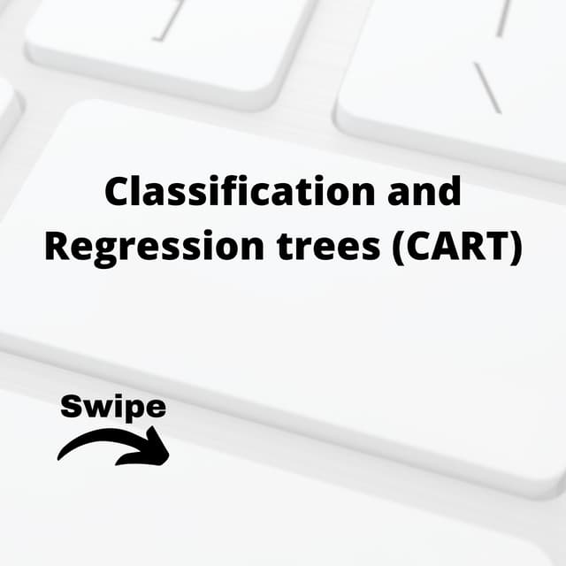 Classification and regression trees (cart)