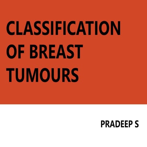 Classification  breast tumour