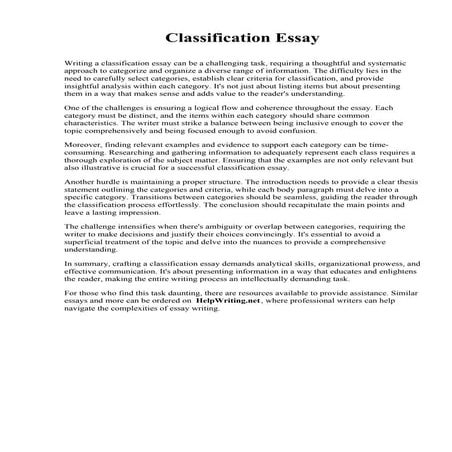 Classification Essay.pdf
