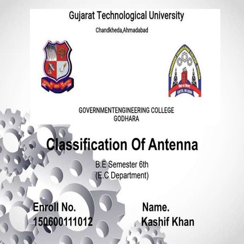 Classification of antenna