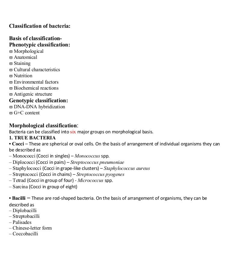 Classification Of Bacteria Based On Temperature Ph And Oxygen Reqiur