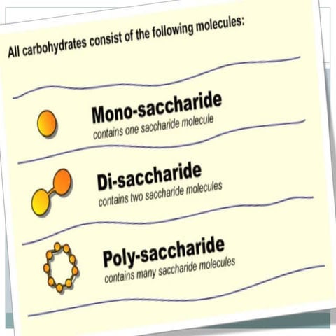 Classification of carbohydrates