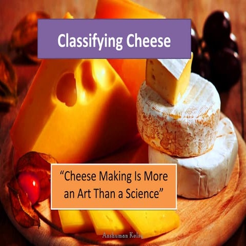 Classification of cheese