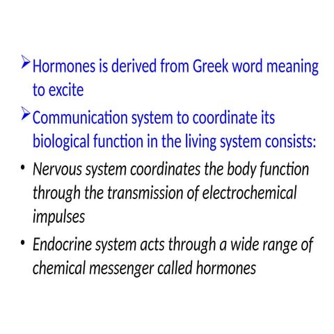 Biochemistry of hormones | PDF