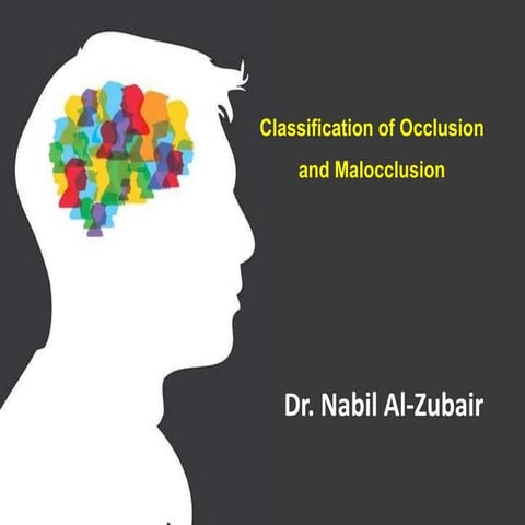 Classification of Occlusion and Malocclusion   Dr. Nabil Al-Zubair