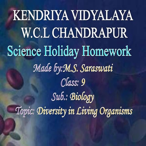 Classification of organisms