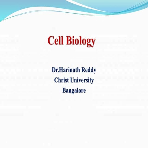 Cell biology: Classification of organisms