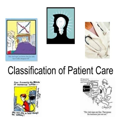 Classification of patient care
