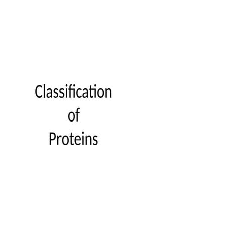 Classification of protein .pptx