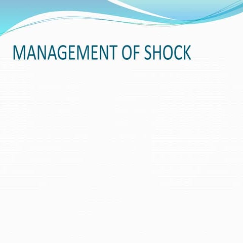 Classification of shock