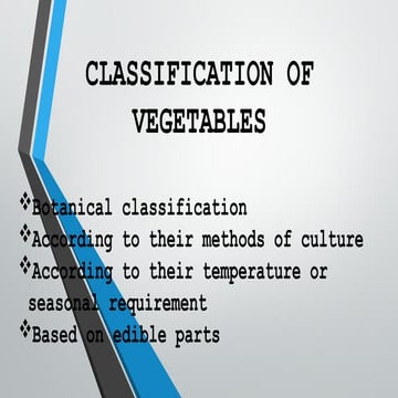 CLASSIFICATION AND TYPES  OF VEGETABLES.pptx