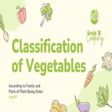 Classification of Vegetables According to Family and Parts Being Eaten.pptx