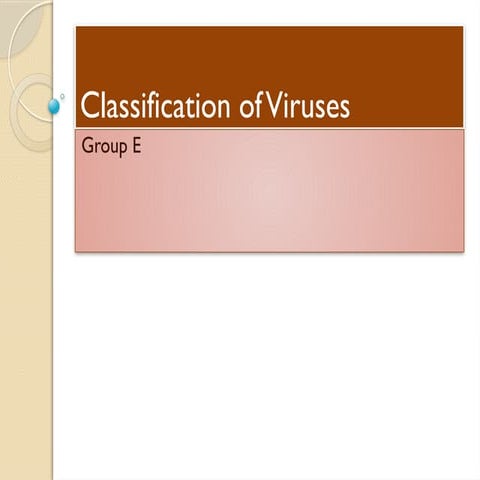Classification of virus | PPTX